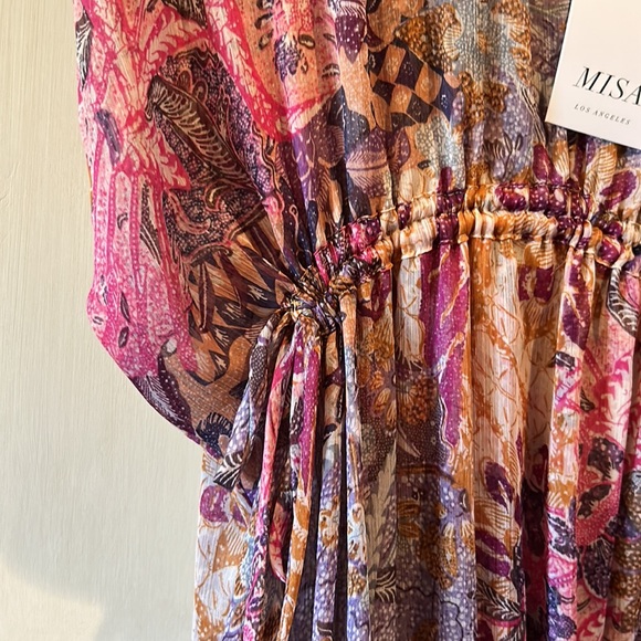 NWT MISA LOS ANGELES llya printed maxi dress size medium - Picture 8 of 13